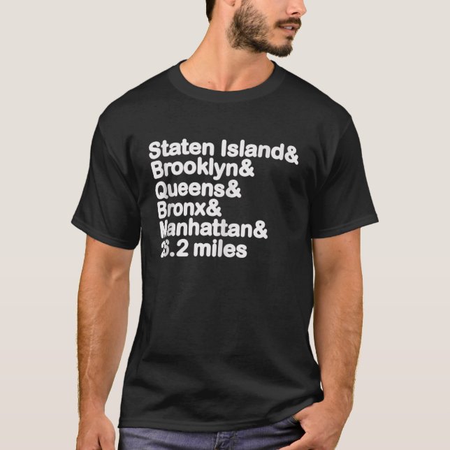 Camiseta 5 Borough NYC Marathon new york marathon run s (Anverso)