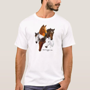 Camiseta 5 cabezas de caballo