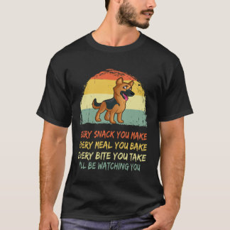 Camiseta 5 Cada Snack Que Hagas... Te Estaré Observando