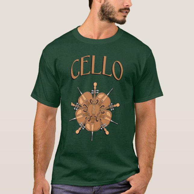 Camiseta 5 Cellos Textos (Anverso)