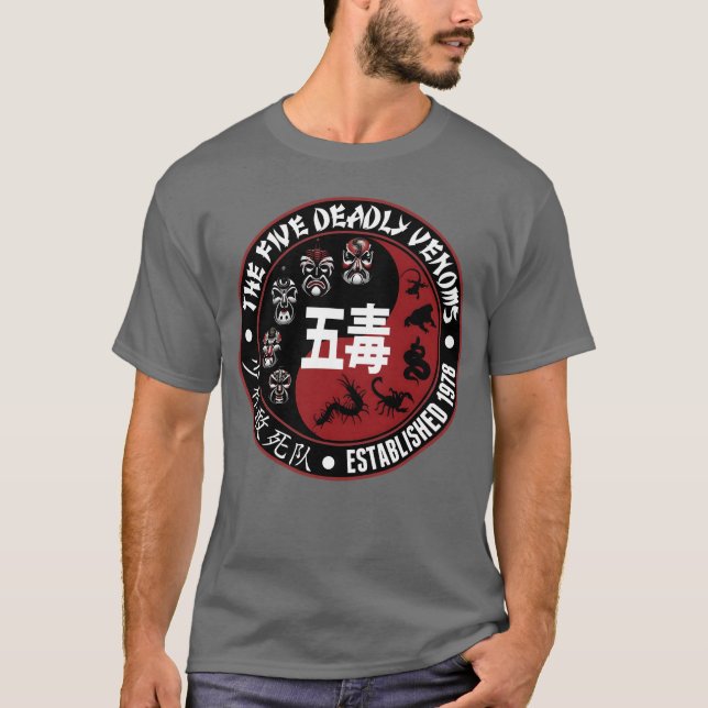 Camiseta 5 cinco muertos en la película clásica de culto ku (Anverso)