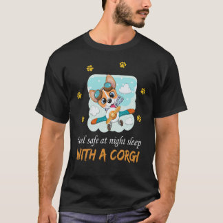 Camiseta 5 Corgi De Dibujos Animados Vuela En Un Avión Libr
