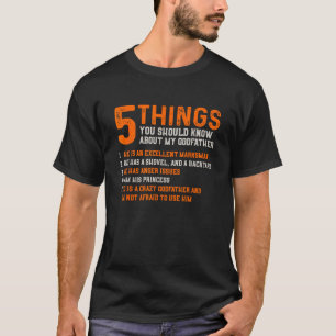 Camiseta 5 cosas que deberías saber sobre el padrino