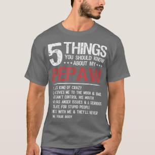 Camiseta 5 cosas que deberías saber sobre la D de mi padre