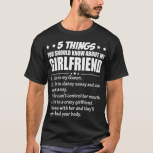 Camiseta 5 cosas que deberías saber sobre mi novia