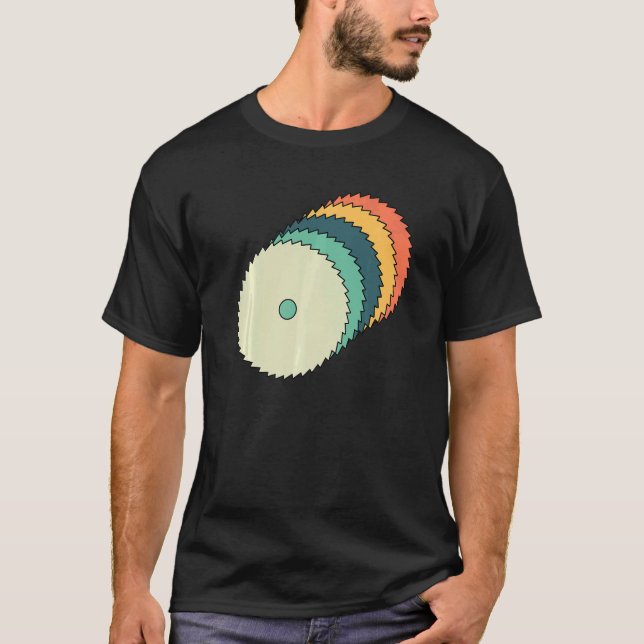 Camiseta 5 Del Carpintero De Saw Circular (Anverso)