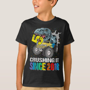 Camiseta 5 Desde 2018 Monster Truck Dinosaur 5t