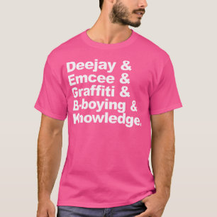 Camiseta 5 Elementos Del Hip Hop