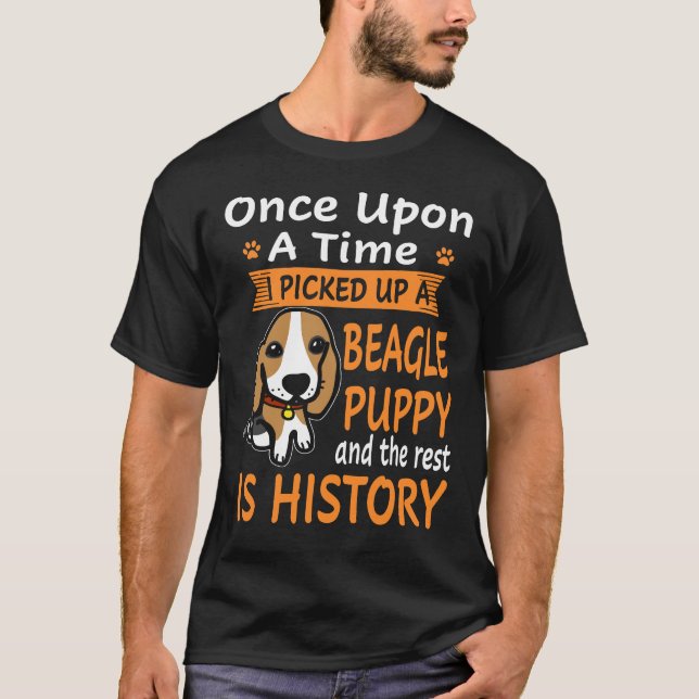 Camiseta 5 Érase Una Vez - Cachorro Beagle (Anverso)