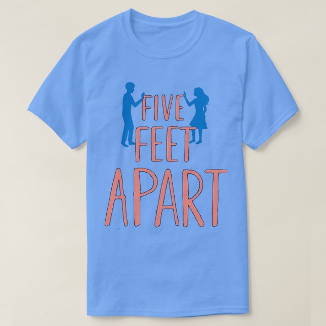 Camiseta 5 Feet Apart Triblend (Diseño del anverso)