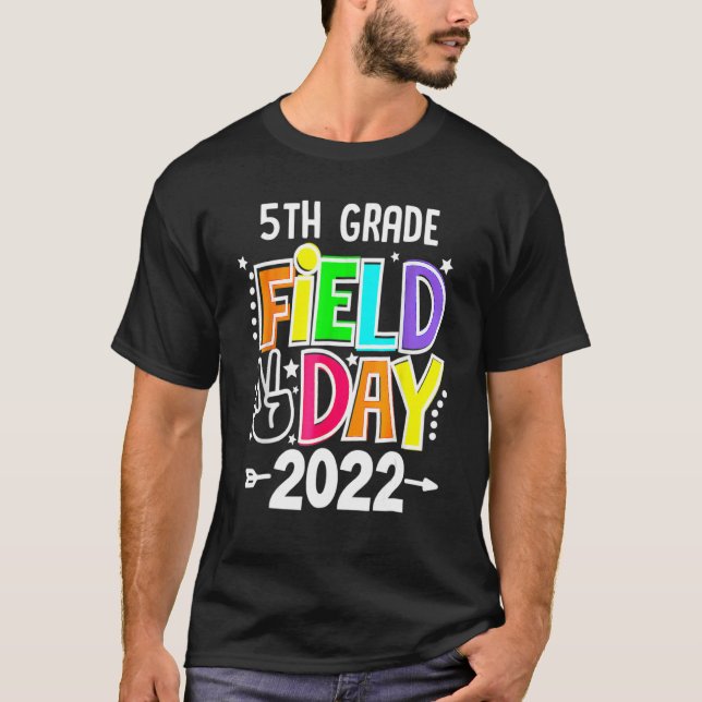 Camiseta 5° Grado Día de Campo 2022 Que comiencen los Juego (Anverso)