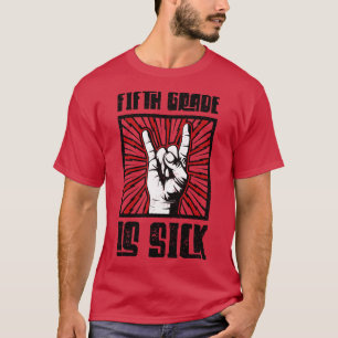 Camiseta 5° Grado: Enfermo Barrio Rojo Estados Unidos