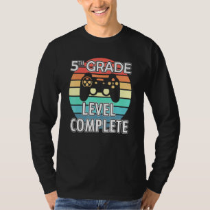 Camiseta 5 Grado Nivel Completo Quinto Grado Video Gamer G