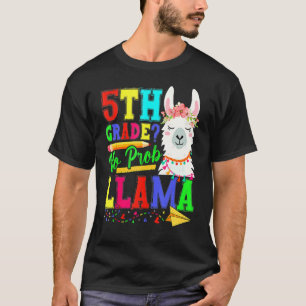 Camiseta 5° Grado No Prob Llama A La Escuela Primer Día 3