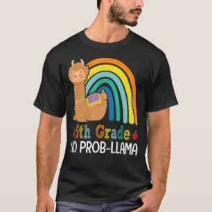 Camiseta 5 Grado No Prob Llama Quinto Grado Profesor de Equ