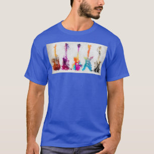 Camiseta 5 guitarras de guitarra