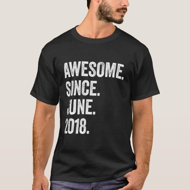 Camiseta 5 Increíble Desde Junio De 2018 5.º (Anverso)