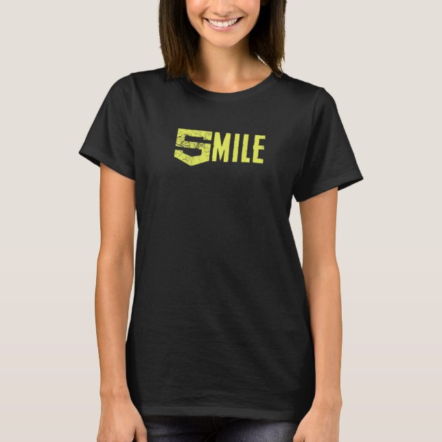 Camiseta 5 millas de distancia (Anverso)