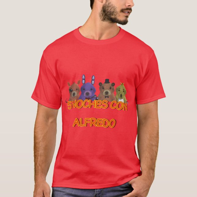 Camiseta 5 Noche Con Alfredo chico (Anverso)