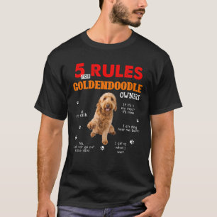 Camiseta 5 Normas Para Los Propietarios De Goldendoodle