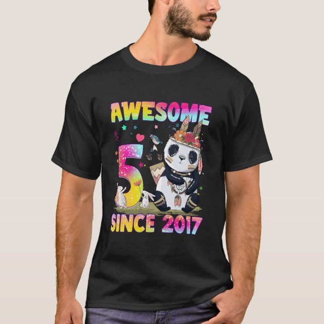 Camiseta 5 Ns Pequeño Panda 5to (Anverso)