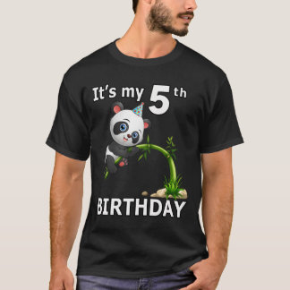Camiseta 5 Panda 5to Py Animal Panda