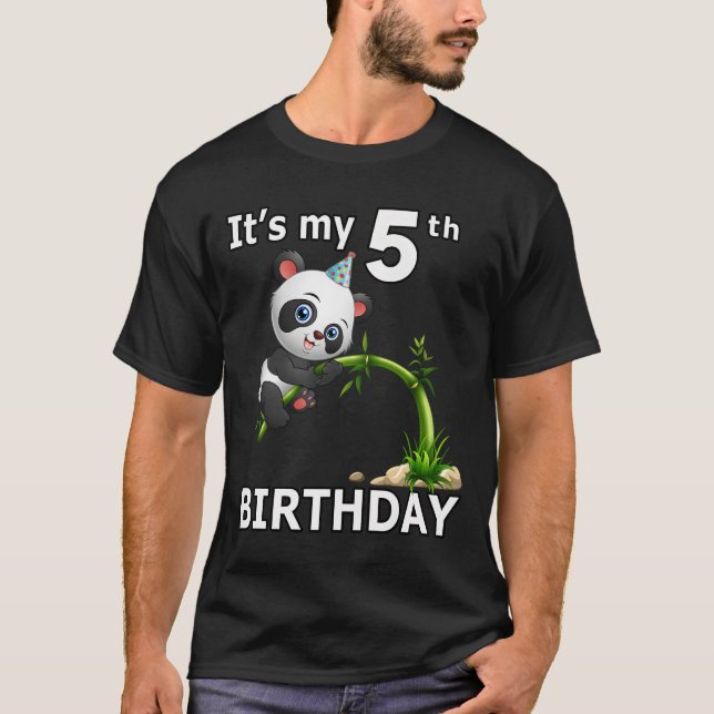 Camiseta 5 Panda 5to Py Animal Panda (Anverso)