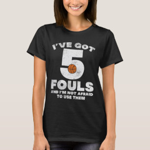 Camiseta 5 payasos no temen al jugador más divertido de bal