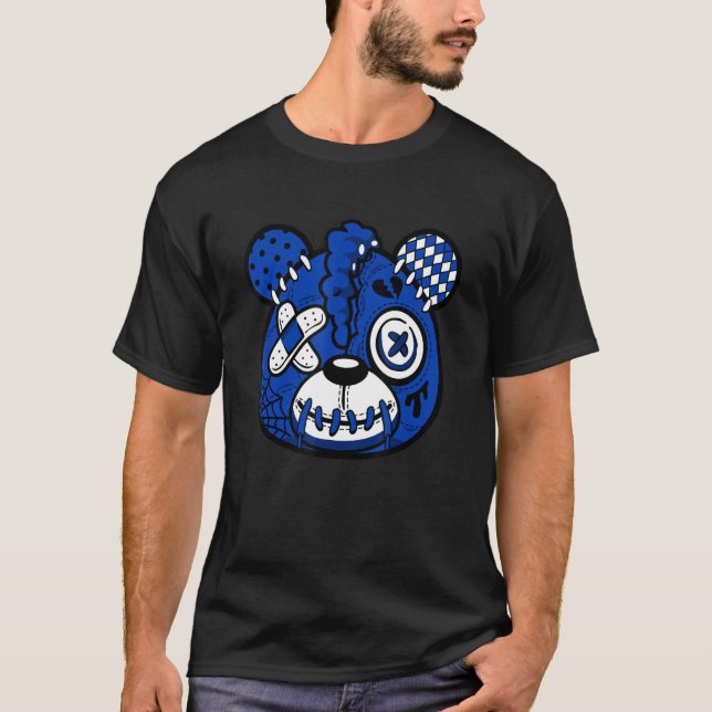 Camiseta 5 Racer Blue Para Coincidir Con Bear Money Shoes R (Anverso)