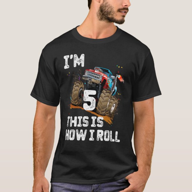 Camiseta 5. Regalos de cumpleaños, 5 años, así es como hago (Anverso)