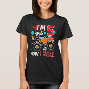 Camiseta 5. Regalos de cumpleaños, 5 años, así es como hago