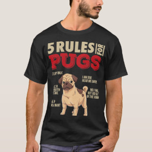 Camiseta 5 Reglas para los cerdos, el gracioso dueño de un