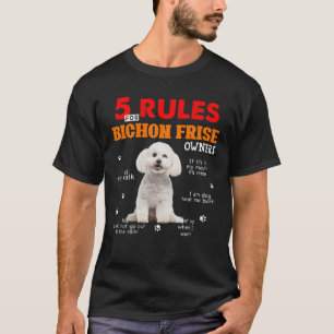 Camiseta 5 Reglas Para Los Propietarios De Las Frías De Bi
