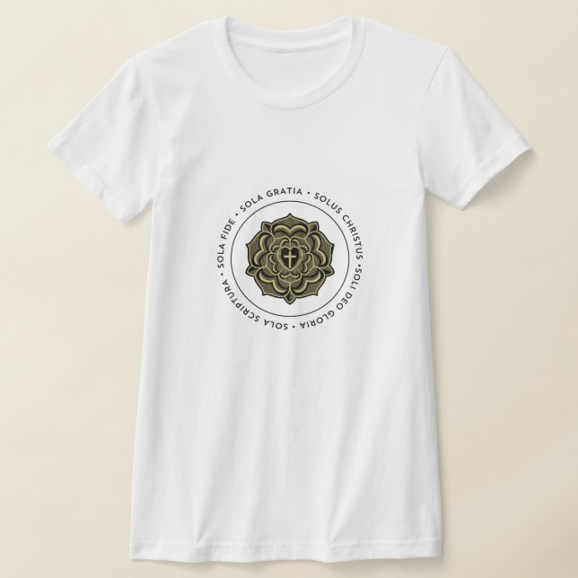 Camiseta 5 Solas Tee de mujeres - Blanco (Distribución)