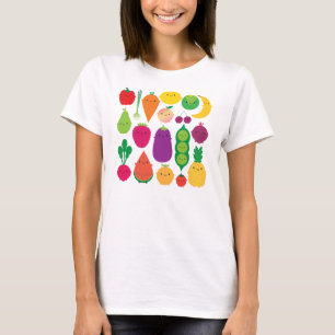 Camiseta 5 una fruta y verduras del día