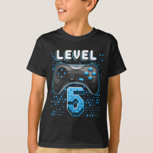 Camiseta 5 Video Game Controller 5º Birthday Gamer Gift Bo