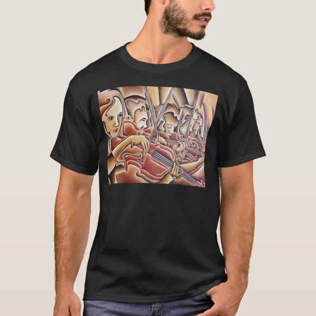 Camiseta 5 violines (Anverso)