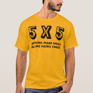 Camiseta 5 x 5