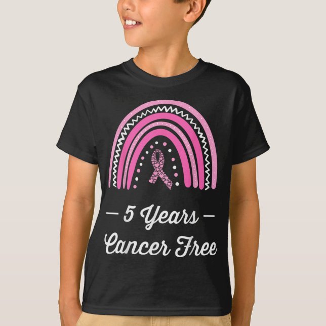 Camiseta 5 Years Breast Cancer Survivor  (Anverso)