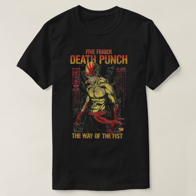 Camiseta 5FDP Forma De Puño  (Diseño del anverso)