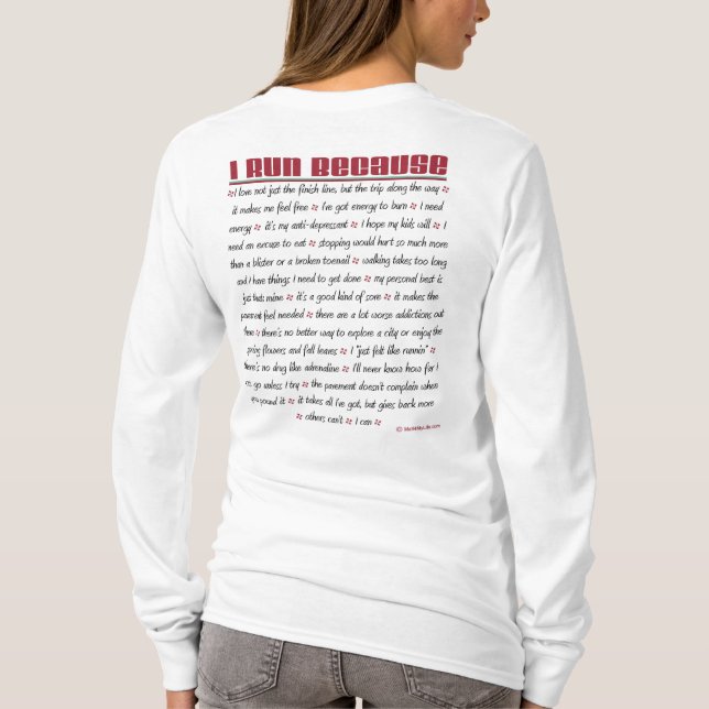 Camiseta 5K - Corro porque (Reverso)