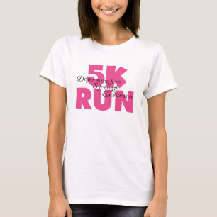 Camiseta 5K Run Pink