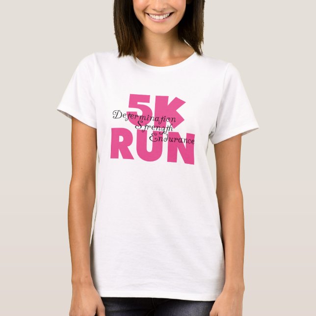 Camiseta 5K Run Pink (Anverso)