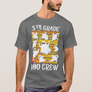 Camiseta 5th Grade Boo Crew Teacher Student Team Spooky Bab