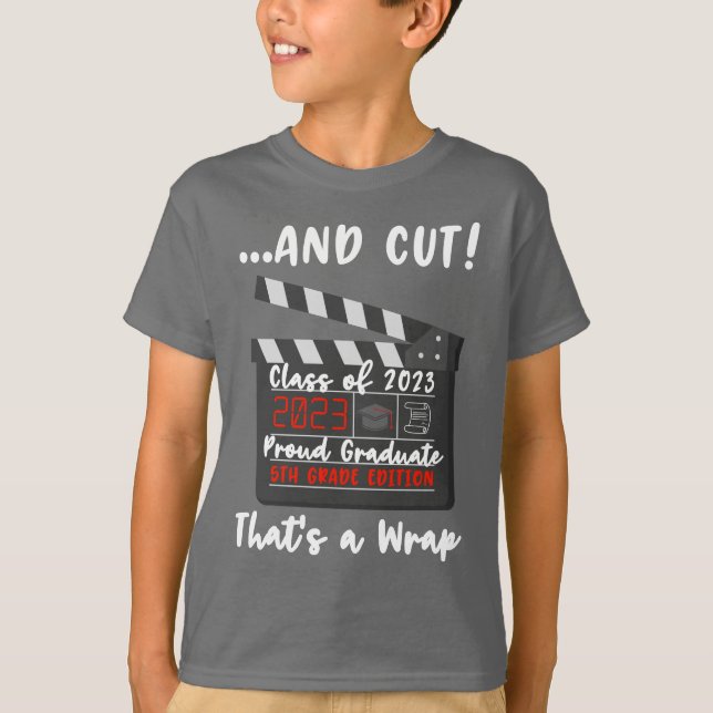 Camiseta 5th Grade Class of 2023 Graduation Funny (Anverso)