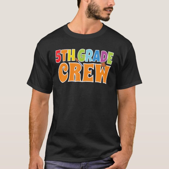 Camiseta 5th Grade Crew Boys Fifth Grade 5th Class School (Anverso)