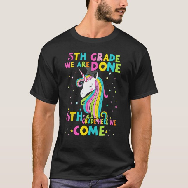 Camiseta 5TH GRADE Graduation Magical Unicorn 6TH GRADE Her (Anverso)