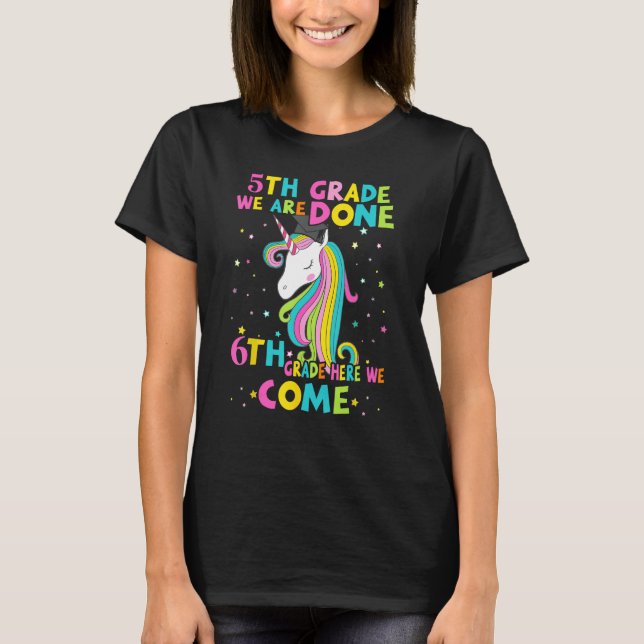 Camiseta 5TH GRADE Graduation Magical Unicorn 6TH GRADE Her (Anverso)