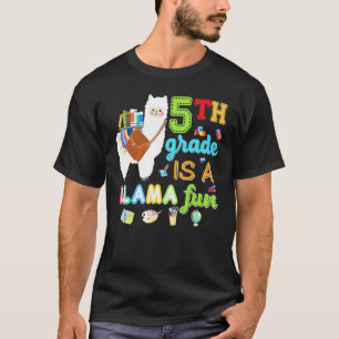 Camiseta 5th Grade Is A Llama Fun Back To School Fifth Clas
