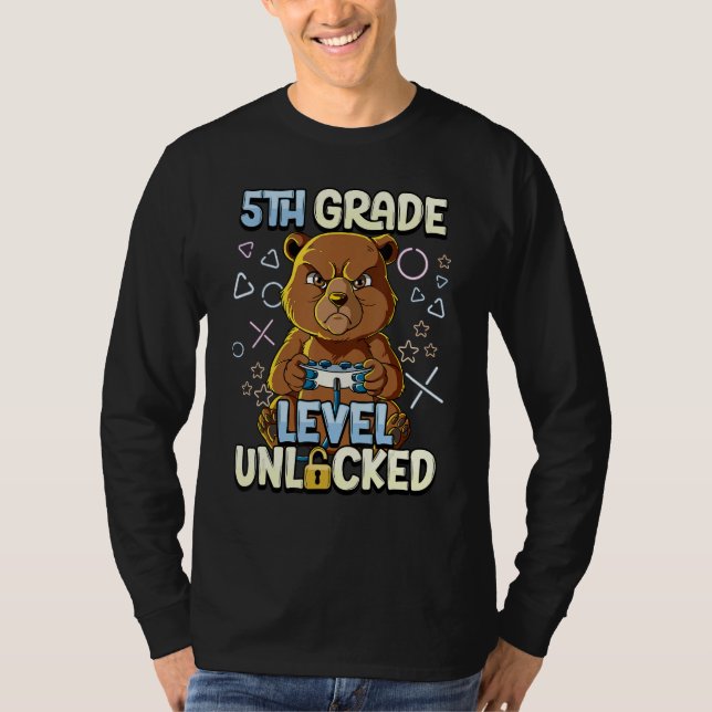 Camiseta 5th Grade Level Unlocked 2 (Anverso)